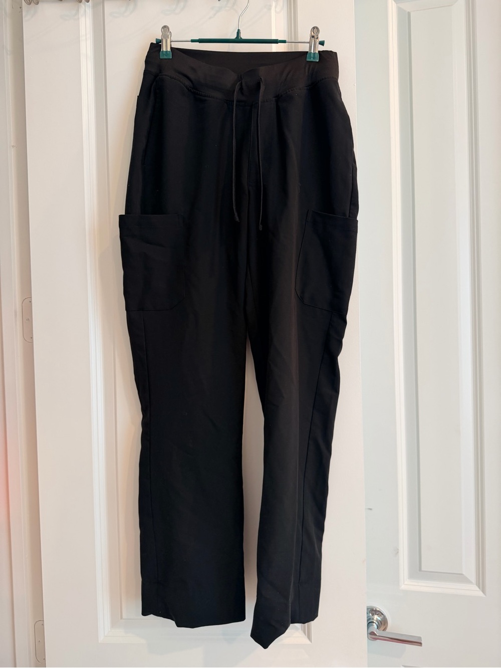 Women’s Black Wide-Leg Drawstring Pants